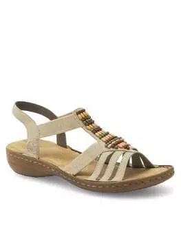 Сандалии Rieker, бежевый