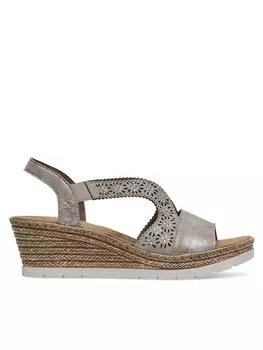 Сандалии Rieker farben, серебро