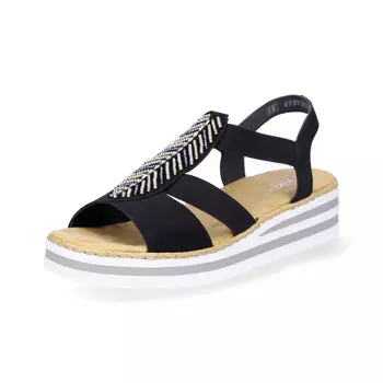 Сандалии rieker Keil Sandalette, черный