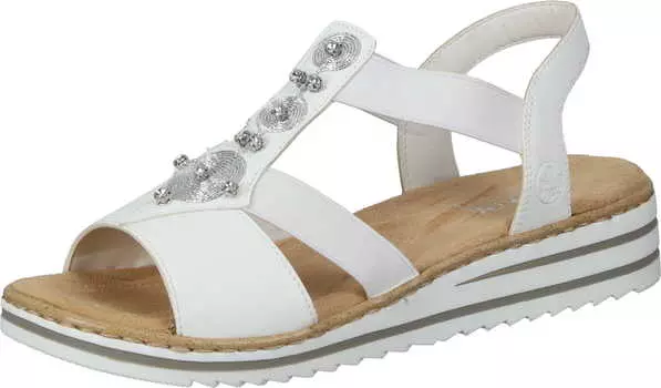 Сандалии rieker Klassische Sandaletten, белый