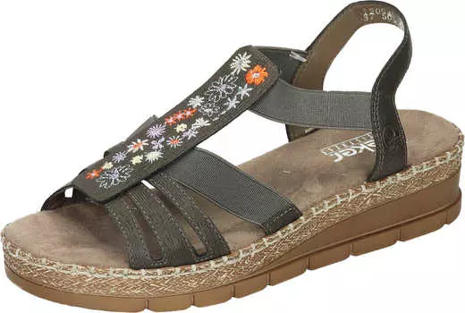 Сандалии rieker Klassische Sandaletten, цвет basalt