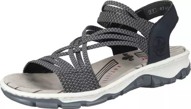 Сандалии rieker Komfort, цвет pazifik-weiss/pazifik