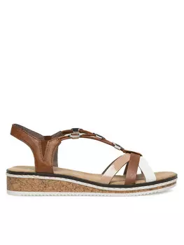 Сандалии Rieker, коричневый
