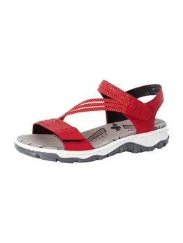 Сандалии rieker, красный
