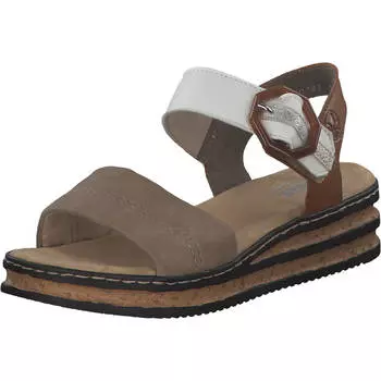 Сандалии rieker Plateau Sandaletten, кэмел