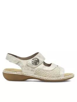 Сандалии Rieker, серебряный