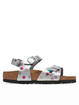 Сандалии Rio As Kids 1029527 D Birkenstock, серебряный