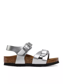 Сандалии Rio Kids Birkenstock, серебро