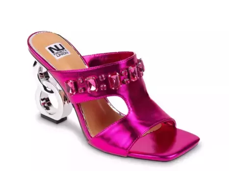 Сандалии Rio Ninety Union, Fuchsia/Silver