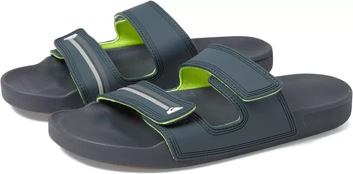 Сандалии Rivi Double Adjust Quiksilver, цвет Grey/Black/Green