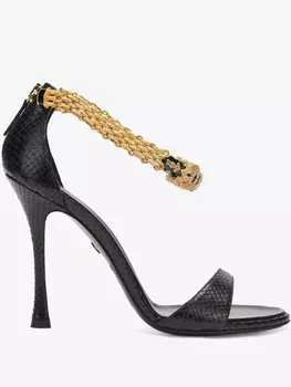 Сандалии Roberto Cavalli Jewel Tigers, черный