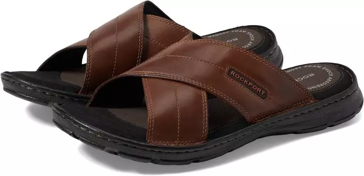 Сандалии Rockport Darwyn Cross Band, цвет Coach Brown Leather