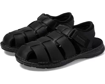 Сандалии Rockport Darwyn Fishermen, цвет Black Leather II