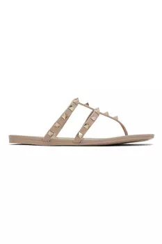 Сандалии Rockstud Valentino Garavani, цвет poudre