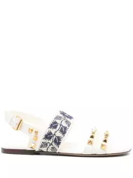 Сандалии Rockstud VALENTINO GARAVANI, нейтральный