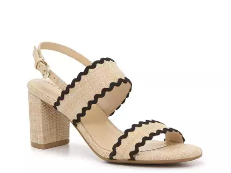 Сандалии Roe Sandal Anne Klein, бежевый/черный