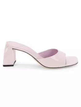 Сандалии Romy из лакированной кожи By Far, розовый