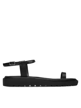 Сандалии Rope Toe Post Sandal Lth Mg YW0YW01893 Calvin Klein Jeans, черный