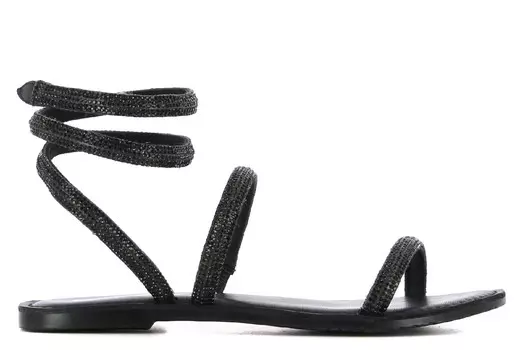 Сандалии Rossy на плоской подошве Camila'S, черный