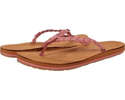 Сандалии Roxy Lorraine Braid, цвет Mauve Wine