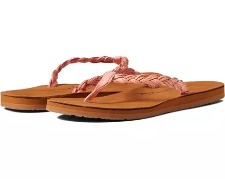 Сандалии Roxy Lorraine Braid, коралловый