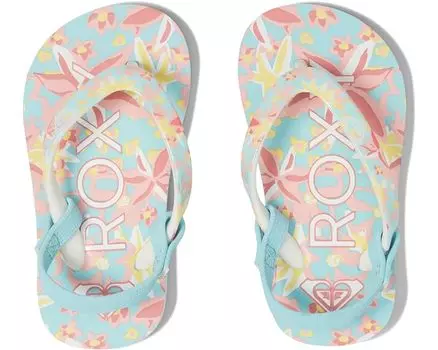 Сандалии Roxy Pebbles VI, цвет Blue/Yellow