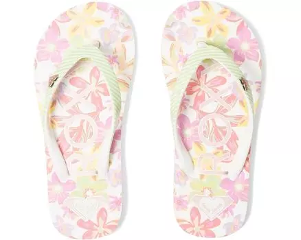 Сандалии Roxy Pebbles VII, белый/зеленый