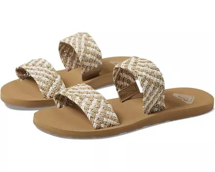 Сандалии Roxy Porto Slide Sandals, естественный