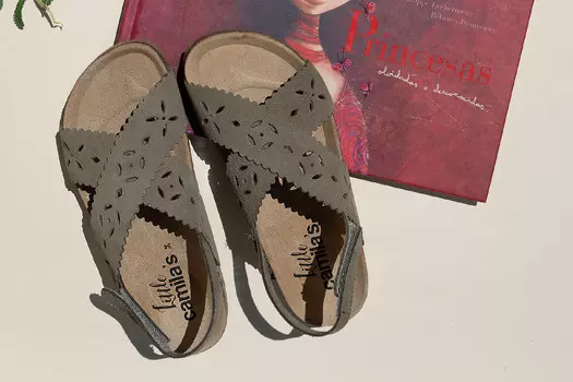 Сандалии Ruthie с регулируемым ремешком Little Camila'S, коричневый