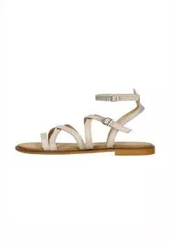 Сандалии RZYMIANK Z CIENKIMI PASKAMI Wojas, золотой