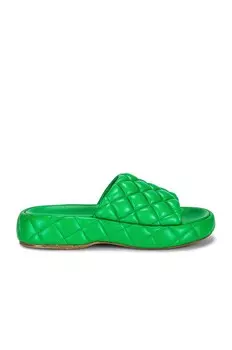 Сандалии с эластичной подкладкой Bottega Veneta, цвет Parakeet