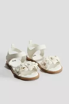 Сандалии с аппликациями H&M, белый