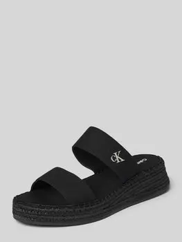 Сандалии с этикеткой Calvin Klein Jeans, черный