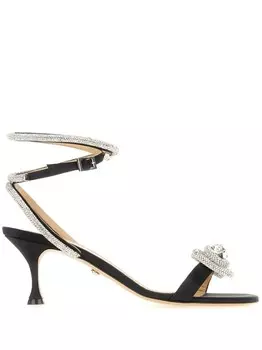 Сандалии с бантом MACH & MACH, черный