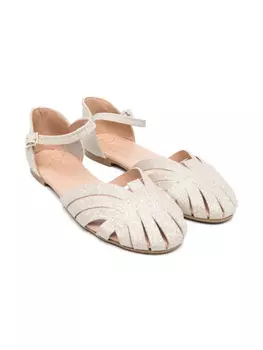 Сандалии с блестками Eli1957, нейтральный