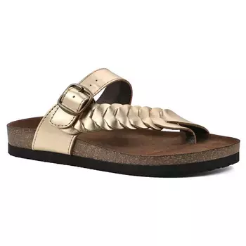 Сандалии с более счастливой стелькой White Mountain, золотой