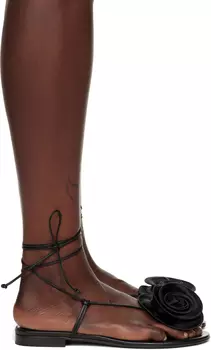 Сандалии с цветочным узором на плоской подошве Magda Butrym