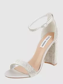 Сандалии с декоративными камнями модель "Carrson" Steve Madden, серебро
