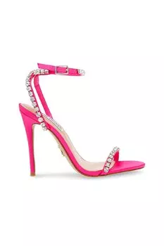 Сандалии с декоративными камнями Steve Madden, розовый