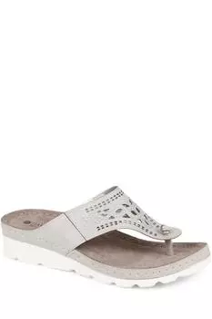 Сандалии с декорированным носком Pavers, серый