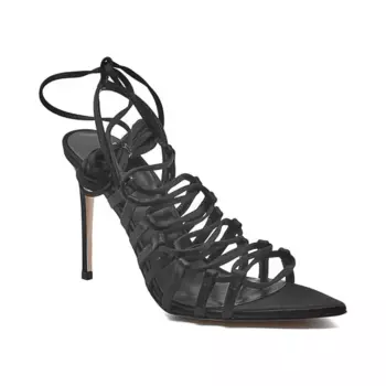 Сандалии с добавлением кожи Le Silla, черный