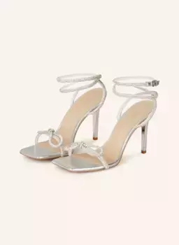 Сандалии с драгоценными камнями Aldo, серебряный