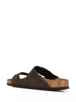 Сандалии с двумя ремешками Birkenstock, коричневый