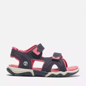 Сандалии с двумя ремешками для малышей Adventure Seeker Timberland, цвет Black Iris