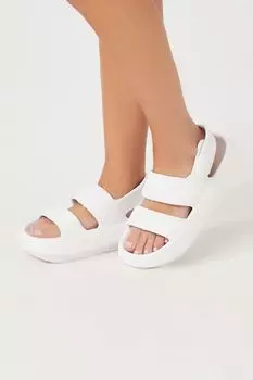Сандалии с двумя ремешками Forever 21, белый