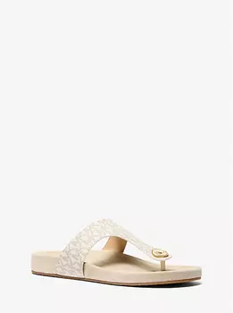 Сандалии с фирменным логотипом Lucinda Michael Kors, белый