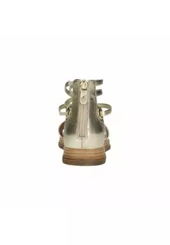 Сандалии с голенищем Manfield, золото