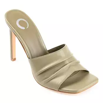 Сандалии с каблучком Journee, зеленый