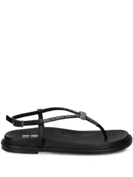 Сандалии с кристаллами Bibi Lou, черный