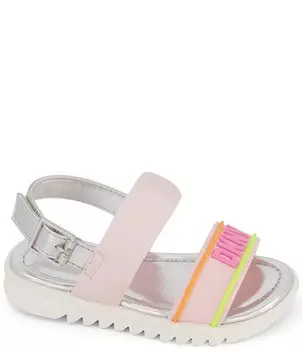 Сандалии с логотипом DKNY Josie Mold для девочек (для малышей), розовый